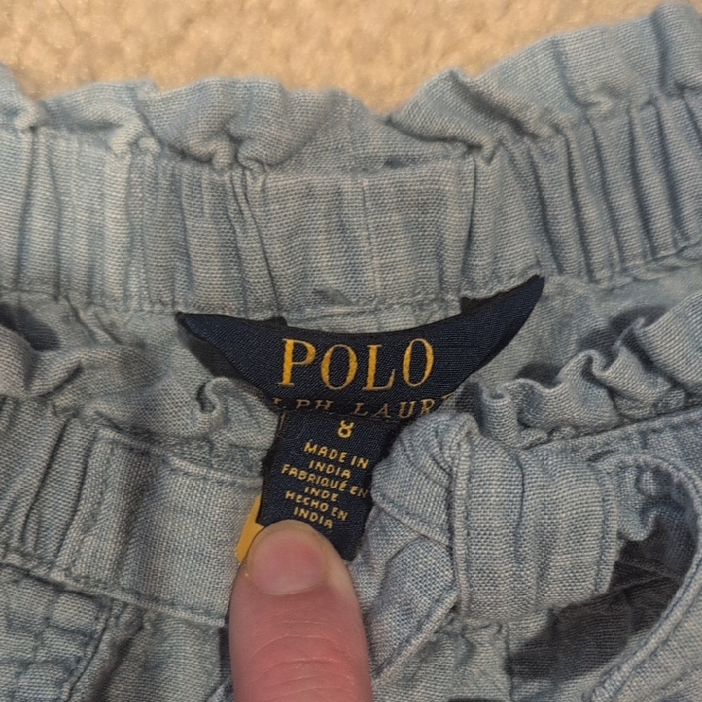 Light Blue Kids Shorts - Picture 2 of 8